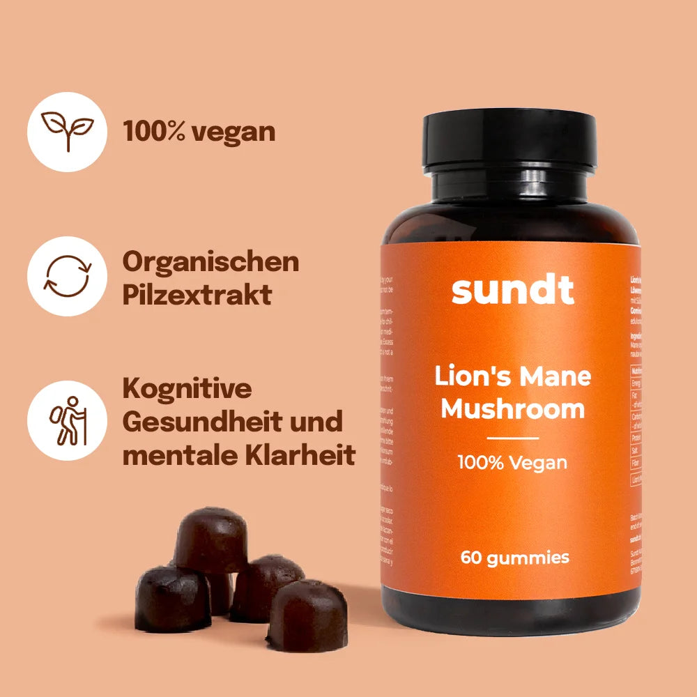 Löwenmähne-Gummies